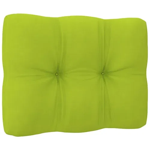 Jastuk za sofu od paleta jarko zeleni 50 x 40 x 10 cm