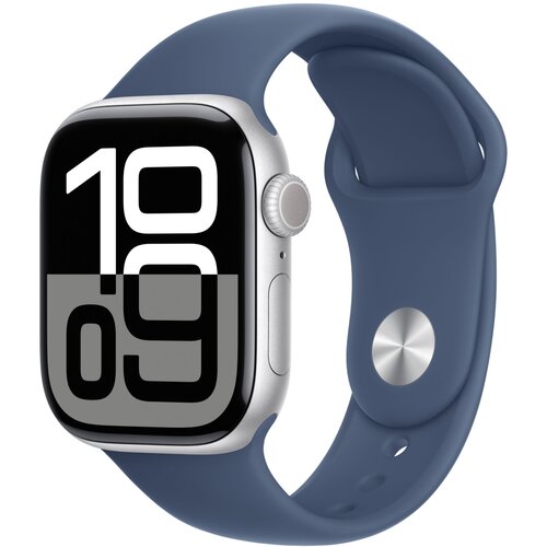 Apple Watch Series 10 LTE 42mm S/M trak MWX33QF/A Aluminijasto ohišje Srebrno Športni Denim Cene