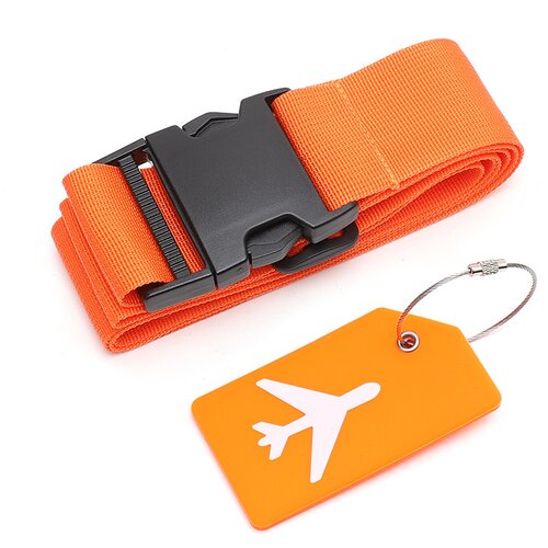 INF Pas za prtljago z nalepko z naslovom Orange, (21276059) Slike