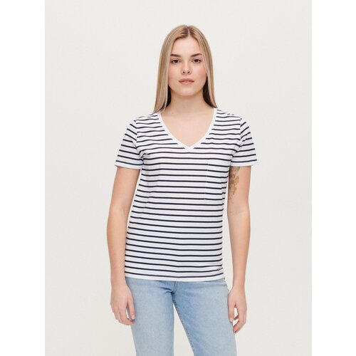 House - Majica kratkih rukava s V-izrezom Basic - Prugasta Slike