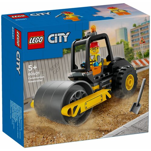 Lego City 60401 Građevinski parni valjak Slike