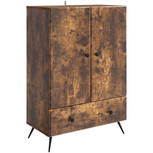  Kreveta Dimljeni hrast 66 x 34 5 x 95 cm Konstruirano drvo Cene