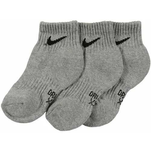 Nike Sportswear Čarape siva / crna