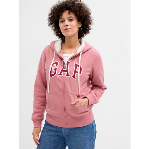 GAP Sherpa Logo Sweatshirt - Women Cene