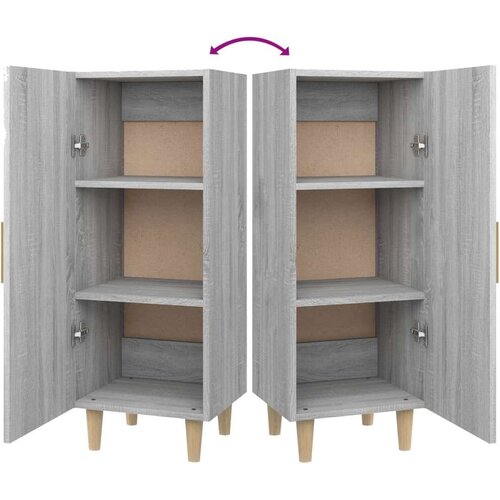  Komoda boja hrasta sonome 34 5x34x90 cm od konstruiranog drvo Slike