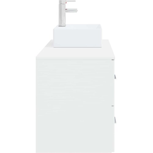  Set namje&amp;scaron;taja za kupaonicu 2 kom. Bijela Konstruirano drvo 49,5 x 41 x 79,5 cm Slike