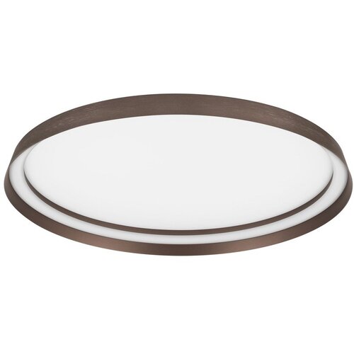 Nova Luce Rjava aluminijasta LED zatemnitvena stropna svetilka Ormi &ndash; Cene