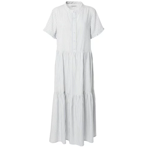 Lollys Laundry Košulja haljina 'Fie' svijetloplava / prljavo bijela