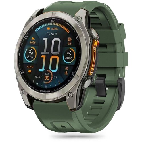 TECH-PROTECT silicone garmin fenix 5S / 5S plus / 6S / 6S pro / 7S / 8 (43 mm) military green, (21974556) Slike