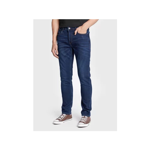 Blend Jeans hlače Twister 20714210 Mornarsko modra Slim Fit