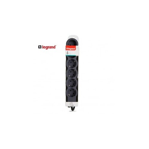 LG 694558 produžni blok 6X2P+E 1.5M (crna/t.siva) Slike