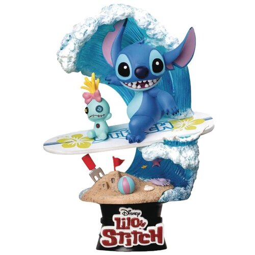 BEAST KINGDOM TOYS Diorama Lilo & Stitch - Stitch Surfing D-Stage PVC Cene
