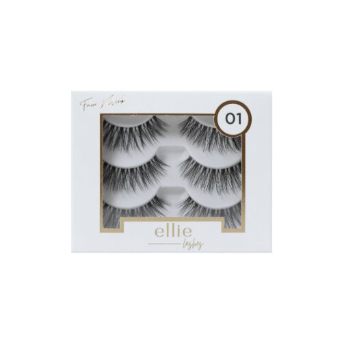 Ellie Lashes Ve&amp;scaron;tačke trepavice 01, 3 para Slike