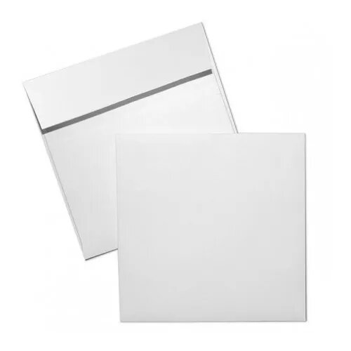  Kuverta 15,5 x 15,5 cm, bela - 1/1 Slike