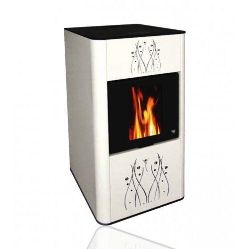 LAFAT Kamin na pelet 25kW 32030004 Bijeli Slike