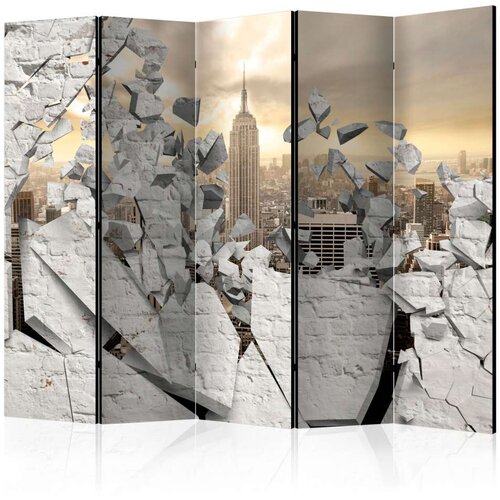  Paravan u 5 dijelova - City behind the Wall II [Room Dividers] 225x172 Cijene