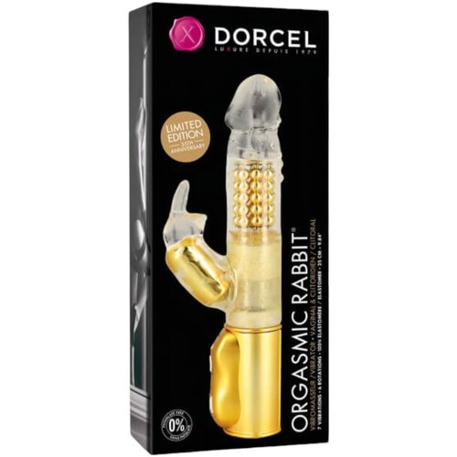 Dorcel Orgasmic Rabbit - vibrator z rogom (zlat) Cene