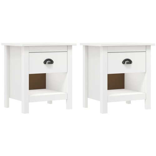 Furnova Nočna omarica 2 kosa Hill 46x35x49,5 cm trdna borovina, (21927149) Slike