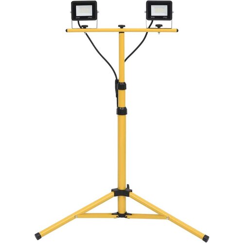 vidaXL LED reflektor s stojalom 2x20 W hladno bel Cene