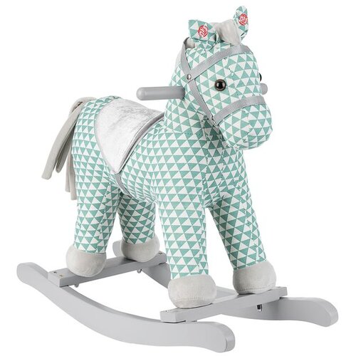 Kikka Boo Plišana igračka Horse Green sa klackalicom i muzikom Cene
