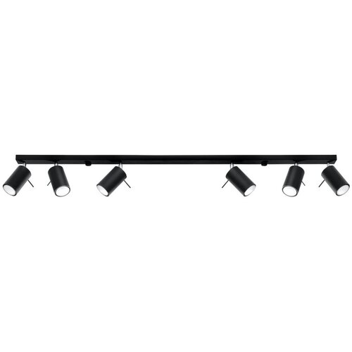 Nice Lamps crna stropna lampa Sollux Etna 6L Cijene