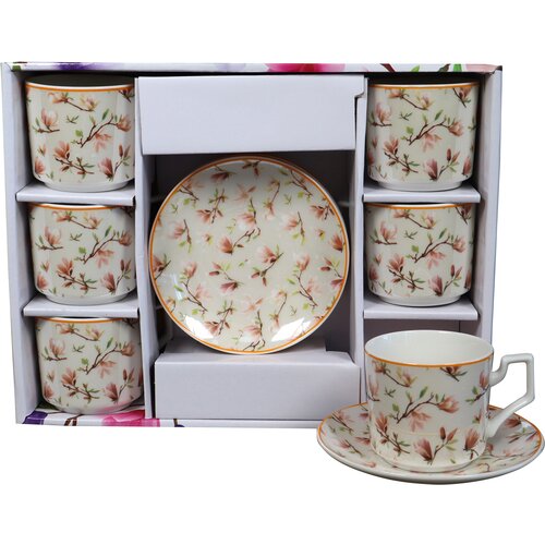 Sigma Set &amp;scaron;olja za kafu, porcelan, 160ml 6/1 (Lust/Br) YK160-ZY-8997 Slike
