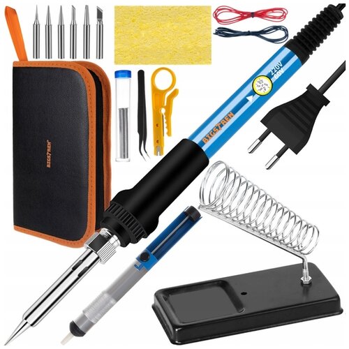 Bigstren xl set 60W nastavljiv električni ročni spajkalnik do 450&amp;deg;C v torbi 00019358 Slike