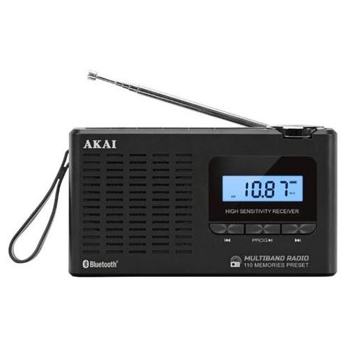 Akai prijenosni radio FM, AM, BT, sat, alarm, LCD, mem 90 posta, punj bat. usb-c Cijene