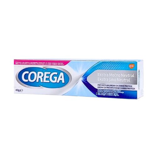 Corega Krema za pričvr&scaron;ćivanje zubne proteze Neutral 40g Cijene