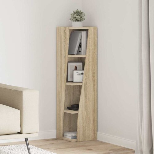  Kutni ormarić Sonoma hrast 27,5x27x102cm Konstruirano drvo Cijene