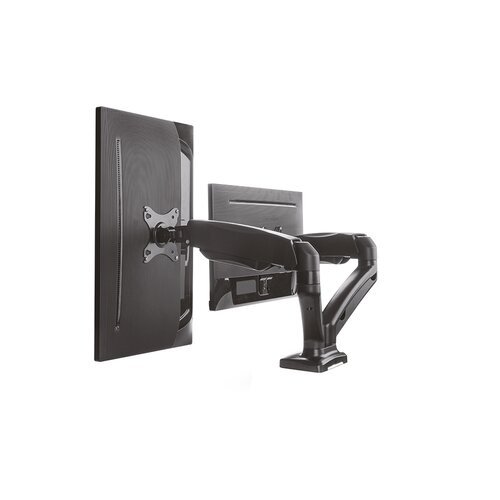 Icybox dvojni namizni nosilec za monitorja do diagonale 27 IB-MS304-T Slike