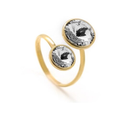 Victoria Cruz basic double gold prsten sa swarovski kristalima ( a2052-07da ) Cene