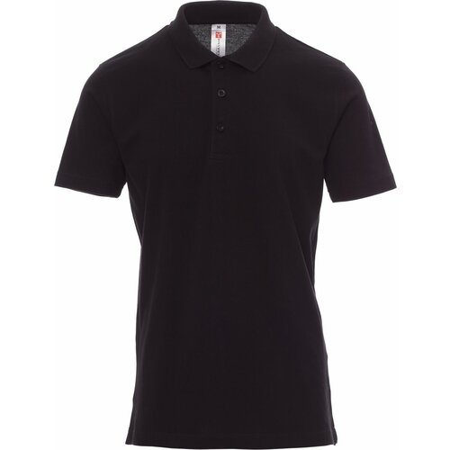 PAYPER Polo majica kratkih rukava ROME, 100% pamuk, crne boje XXL Slike