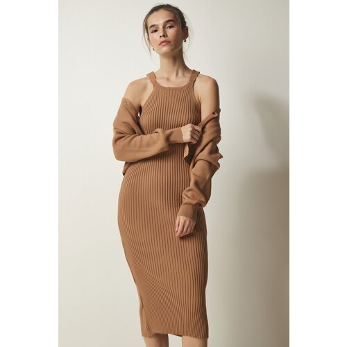  Women&amp;#039;s Biscuit Cardigan Dress Knitwear Suit Slike