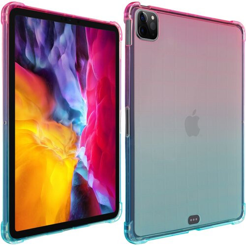 AVIZAR Ovitek Gradient, silikonski vogali, odporni na udarce - moder / roza za iPad Pro 11 2022, 2021, 2020, 2018 in iPad Air 2022, 2020, (21123666) Cene