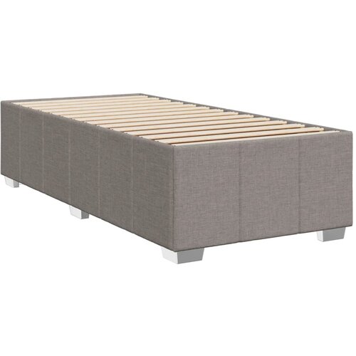 vidaXL Okvir za krevet smeđesivi 100x200 cm od tkanine Cijene