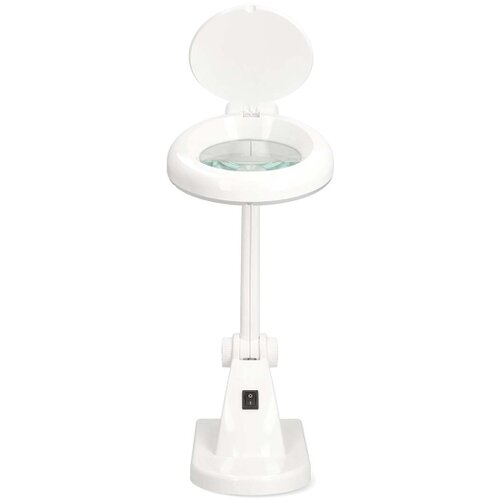 Nedis MAGLE1WT - LED stona lampa sa lupom LED/6W/230V bela Slike
