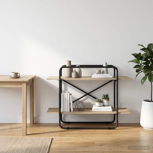  Polica 2 razina 100 x 35 x 70 cm PB Hrast sonoma Cijene