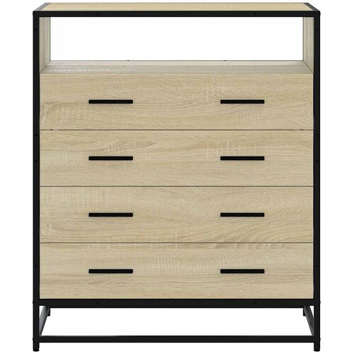  Ormar s ladicama sonoma hrast 70x41x83,5 cm izrađeno drvo Slike