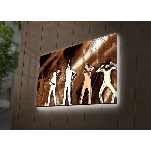 Wallity Zidna slika sa LED osvetljenjem 4570DACT-70, 45x70 cm Cijene