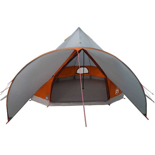  Teepee &amp;scaron;ator s krovom Siva i narančasta 600 x 600 x 347 cm Slike