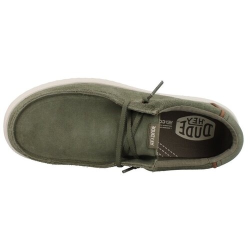 Hey Dude Slips on Hd45845 Rev Suede Zelena Slike