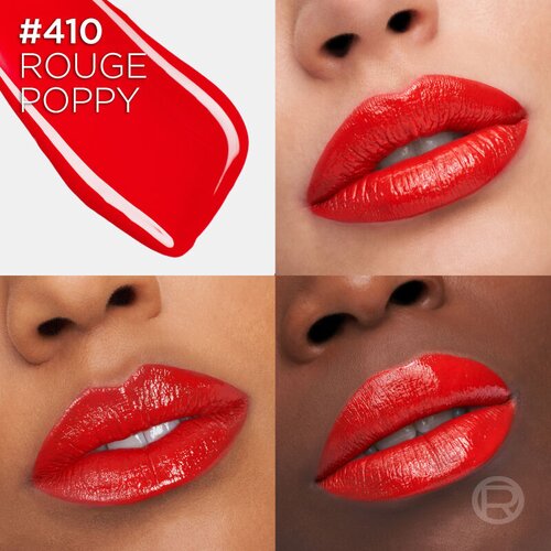 L&amp;acute;Or&amp;eacute;al Paris Infaillible Laque Resistance dugotrajni tekući ruž za usne daje hidrataciju i sjaj nijansa 410 Rouge Poppy 4.3 ml Slike