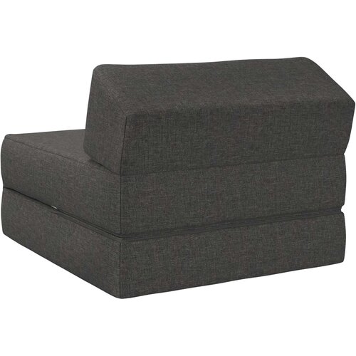 SOFA na razvlačenje Tamnosiva 60 x 70 x 41 cm Tkanina Slike