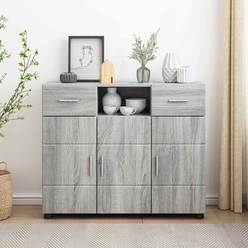  Drveni ormar Siva Sonoma 88,5 x 30,5 x 73 cm Konstruirano drvo Cijene