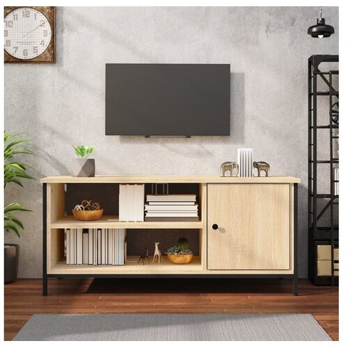  TV ormarić boja hrasta 100x40x45 cm od konstruiranog drva Cijene