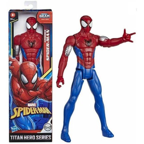 Spiderman Marvel Spider-Man Articulated Blast Gear Titan Hero Villains Series, Ve?barvno, (21552570) Cene