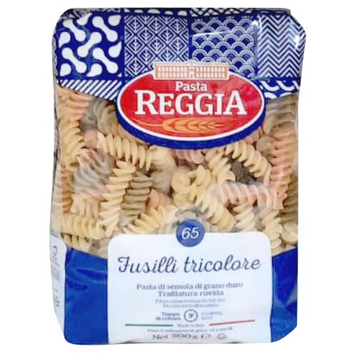 REGGIA Testenina Fusilli Tricolore, 500 g Cene
