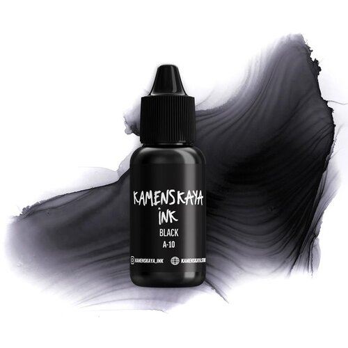  Alkoholno mastilo KAMENSKAYA A-LINE 15ml | A-10 black Cene