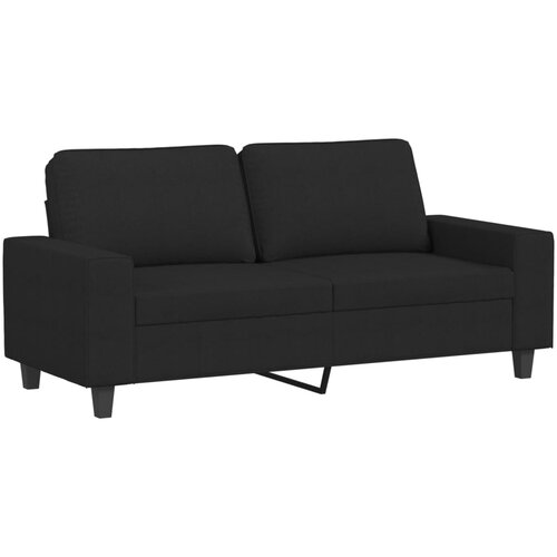 Maison Chic Dvosed kavč - Sofa - Kanape črn 140 cm blago, (21726596) Cene